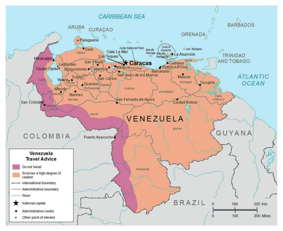 venezuela në hartë