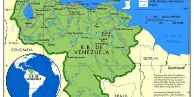 Harta e hartës de venezuela