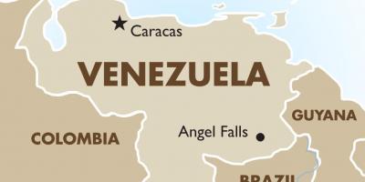 Venezuela kapitale hartë