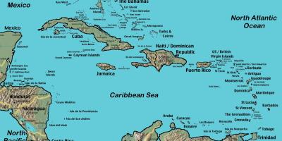 Ishujt jashtë venezuela hartë