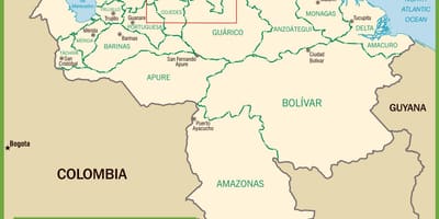 Harta e politike venezuela