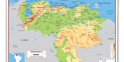 Harta e venezuela lartësi